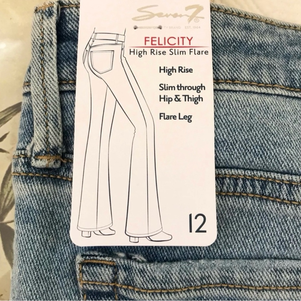 🔥NWT Felicity Seven7 Denim Jeans🔥 - Picture 8 of 11